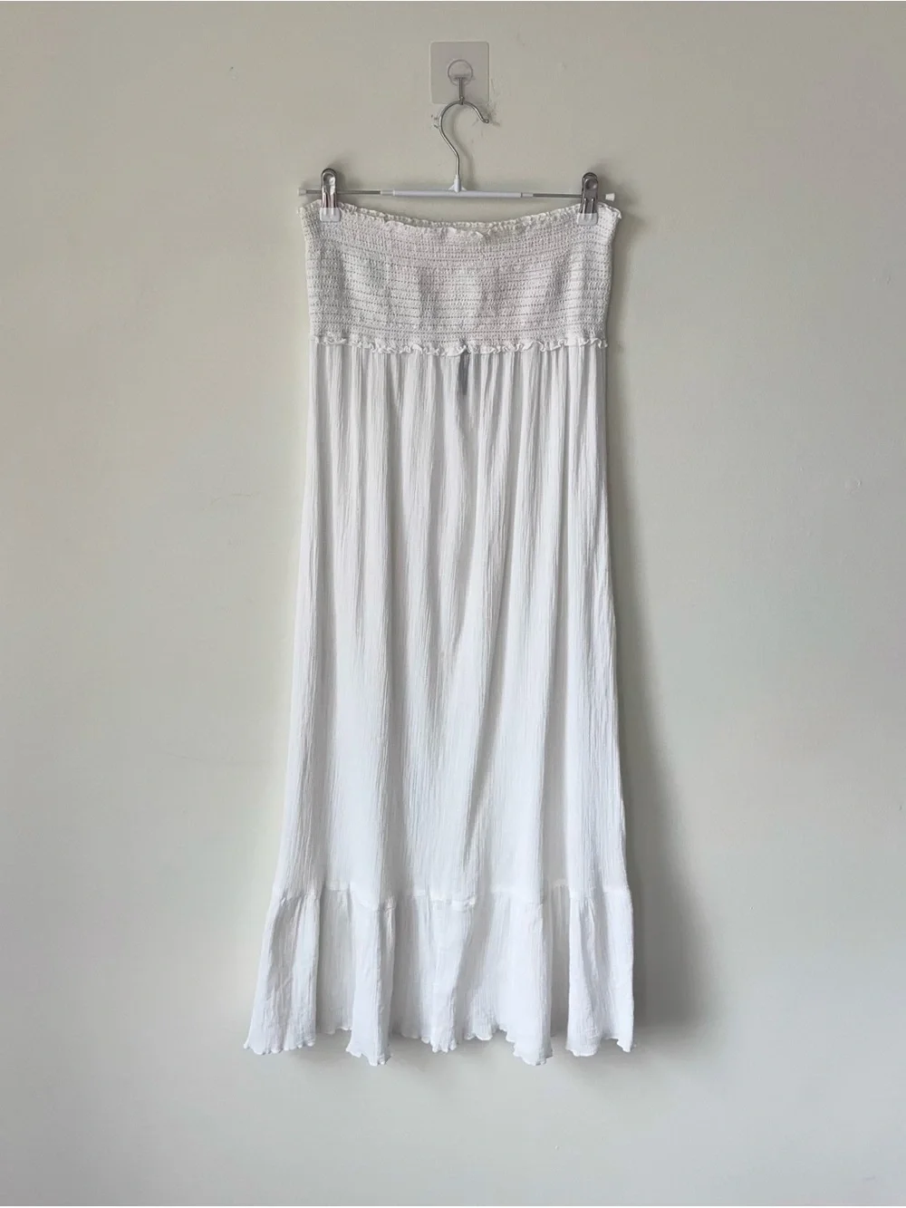 Vintage Ralph Lauren Blue Label Mermaid Fishtail Skirt Maxi Lightweight Gauze